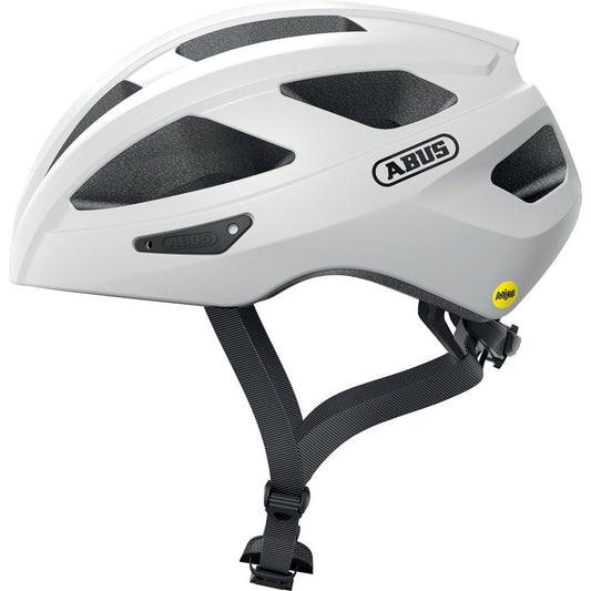 Abus Macator MIPS Road Bike Helmet - White - Helmets - Bicycle Warehouse