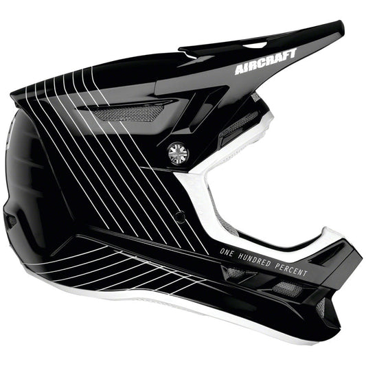 100% Aircraft Composite Full Face Mountain Bike Helmet - Black - Helmets - Bicycle Warehouse