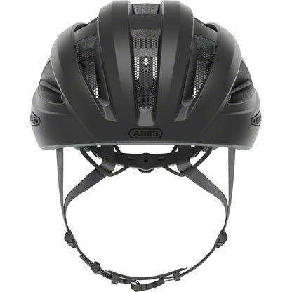 Abus Macator Road Bike Helmet - Velvet Black - Helmets - Bicycle Warehouse