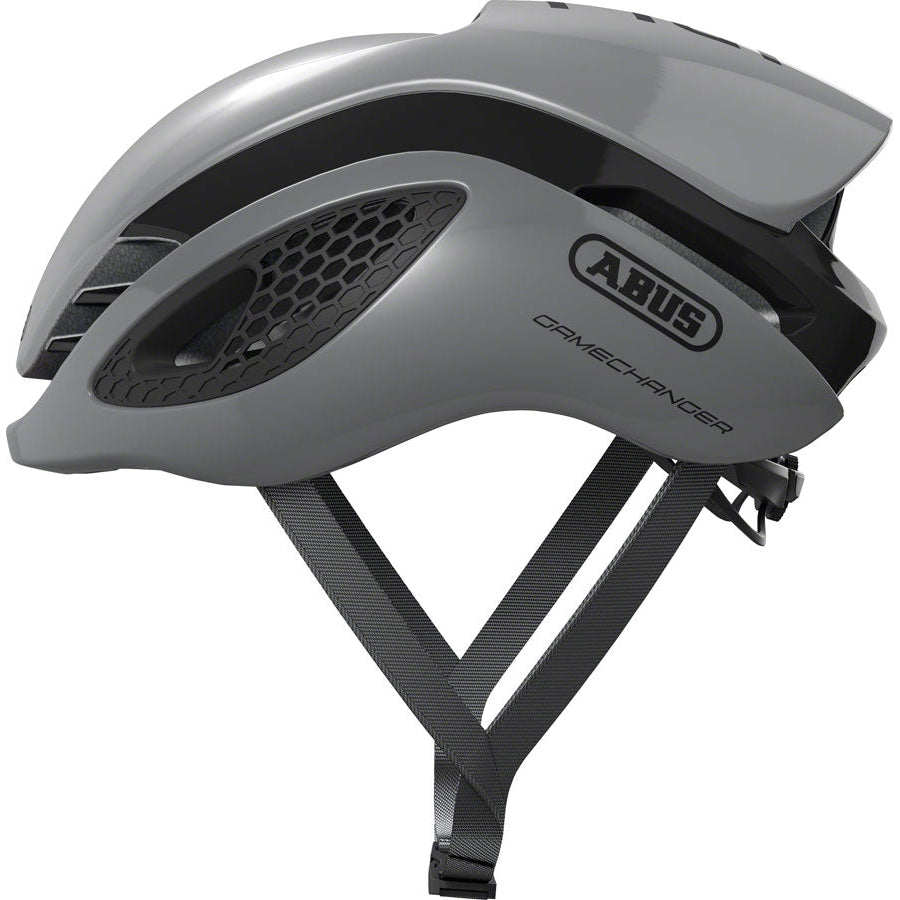 Abus Gamechanger Road Bike Helmet - Gray - Helmets - Bicycle Warehouse