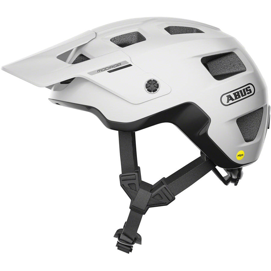 Abus MoDrop MIPS Mountain Bike Helmet - White - Helmets - Bicycle Warehouse