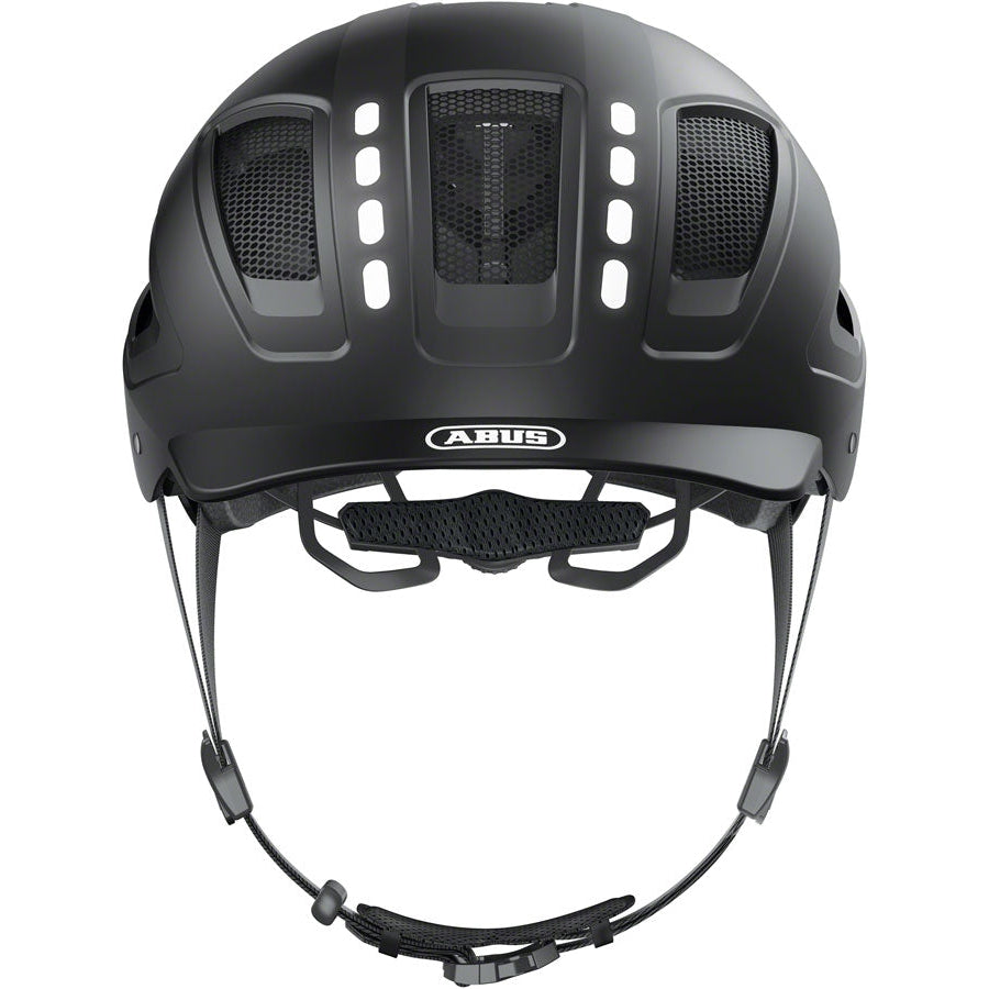 Abus Hyban 2.0 LED Road Bike Helmet - Black - Helmets - Bicycle Warehouse