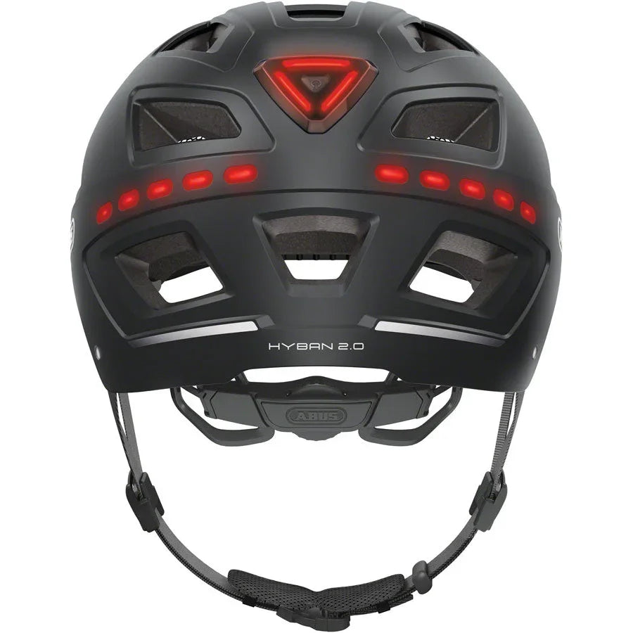 abus bike helmet hyban+ ABUS Hyban 2.0 LED Helmet - Large