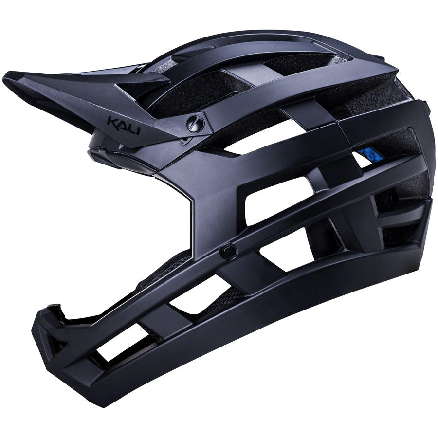 Kali Protectives Invader 2.0 Full-Face Mountain Bike Helmet - Black - Helmets - Bicycle Warehouse