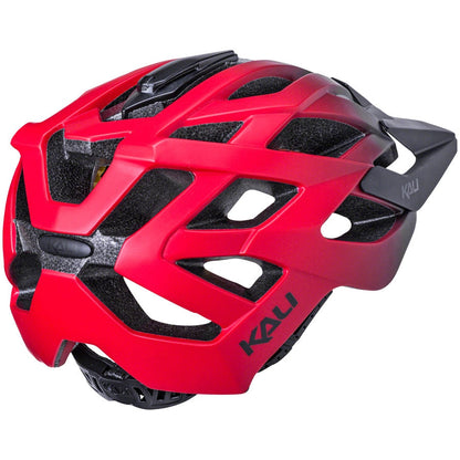 Kali Protectives Lunati 2.0 Mountain Bike Helmet - Black/Red - Helmets - Bicycle Warehouse