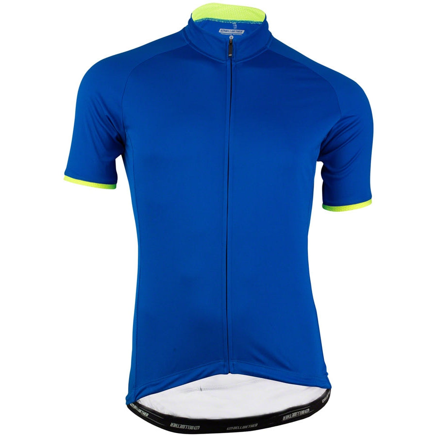 Bellwether Criterium Pro Men's Short Sleeve Road Bike Jersey - Blue - Jerseys - Bicycle Warehouse