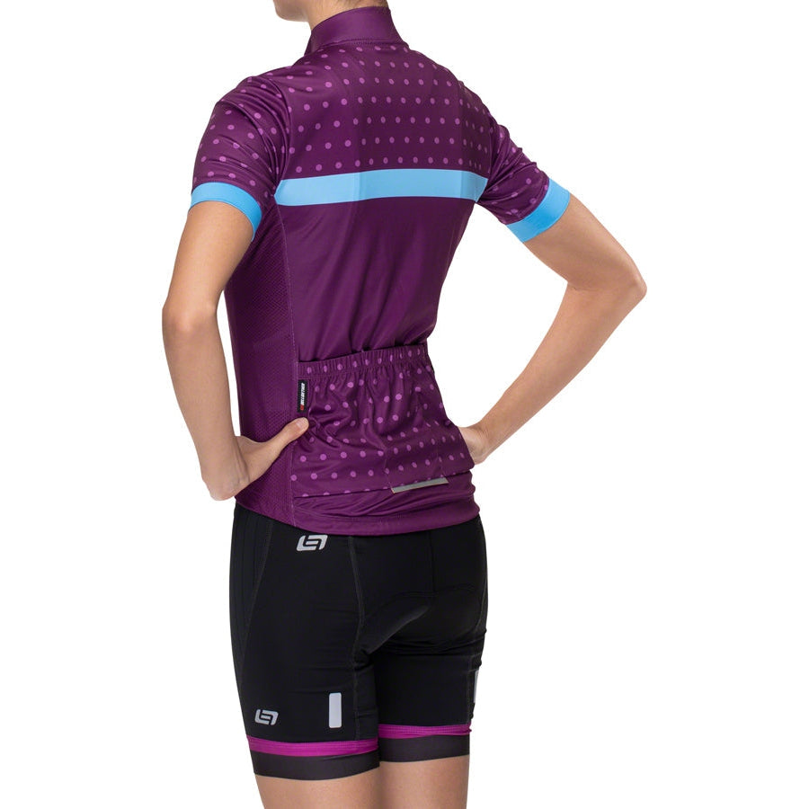 Bellwether Motion Women's Short Sleeve Road Bike Jersey - Violet - Jerseys - Bicycle Warehouse