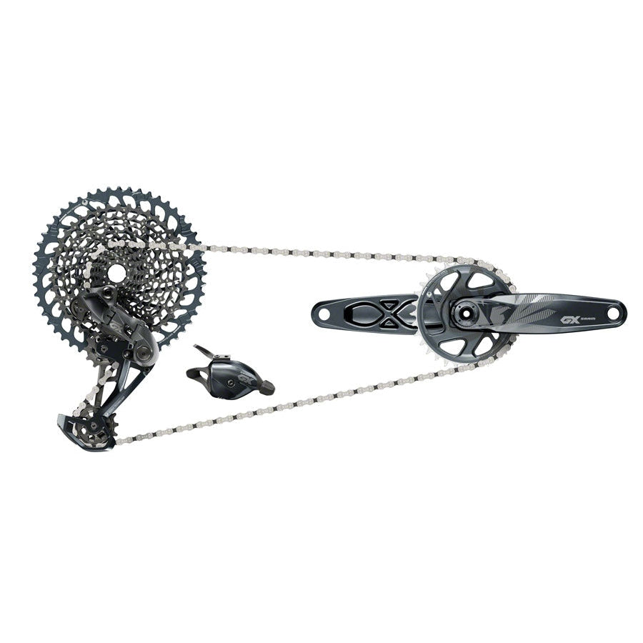 SRAM GX Eagle Groupset - 170mm Boost Crankset, 32t, DUB, Trigger Shifter, Rear Derailleur, 12-Speed 10-52t Cassette and 12-Speed Chain - Groupsets - Bicycle Warehouse