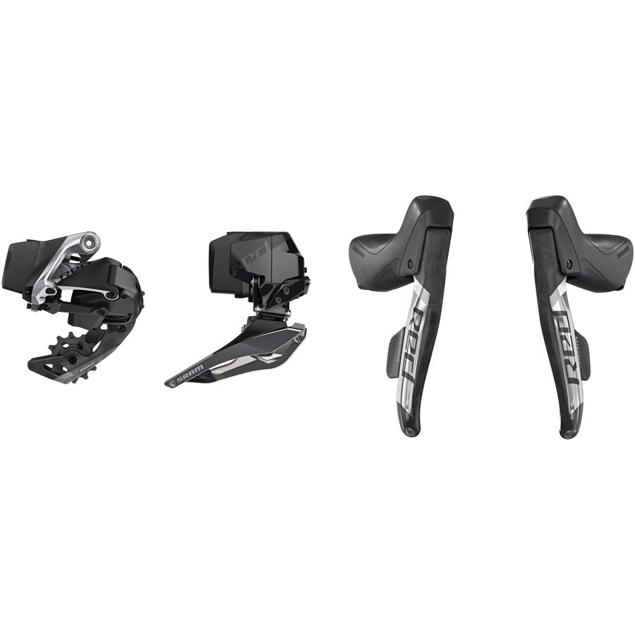 SRAM RED eTap AXS Electronic Road Groupset - 2x, 12-Speed, Cable Brake/Shift Levers, eTap AXS Front and Rear Derailleurs, B1 - Groupsets - Bicycle Warehouse