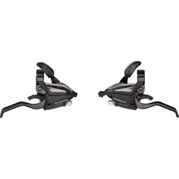 shimano ST-EF500 3 x 8-Speed Brake/Shift Lever Set Black - Shifters - Bicycle Warehouse