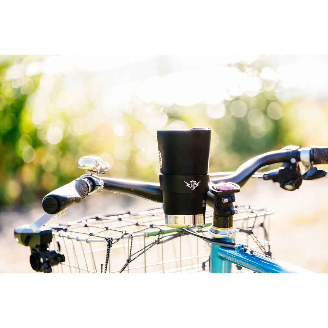 PDW Barista Bike Cup Holder: fits 22.0-25.4mm handlebars - Hydration - Bicycle Warehouse