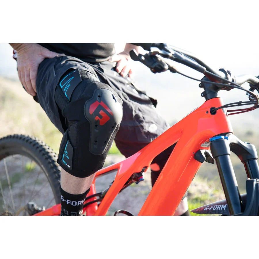 G-Form E-Line E-Bike Knee Pads - Black - Protective - Bicycle Warehouse