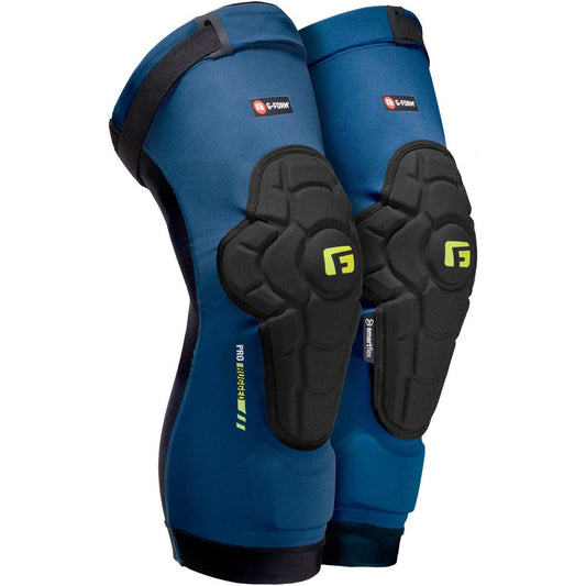 G-Form Pro-Rugged 2 Mountain Bike Knee Pads - Blue - Protective - Bicycle Warehouse