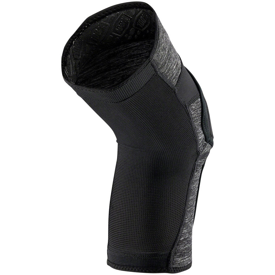 100% RIDECAMP Mountain Bike Knee Guards - Gray - Protective - Bicycle Warehouse