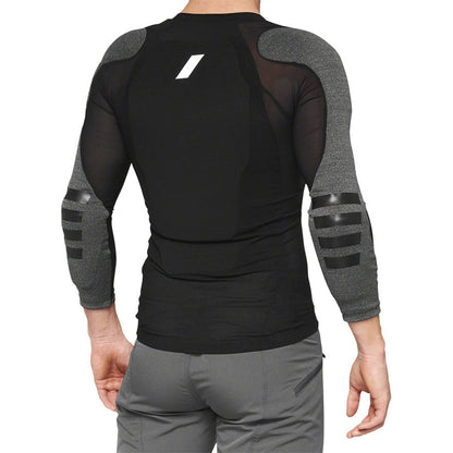 100% Tarka Long Sleeve Men's Mountain Bike Body Armor - Black - Protective - Bicycle Warehouse