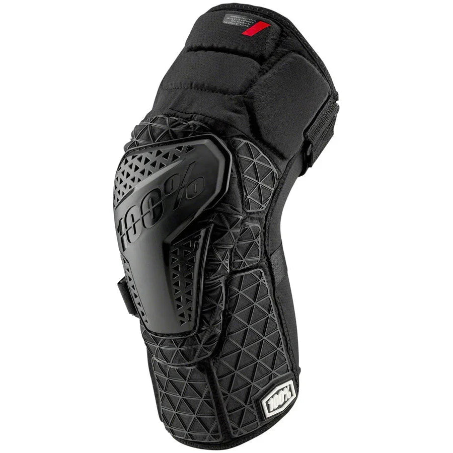 100% SURPASS Mountain Bike Knee Guards - Black - Protective - Bicycle Warehouse