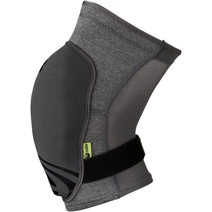 iXS Flow Evo+ Mountain Bike Knee Pads - Gray - Protective - Bicycle Warehouse