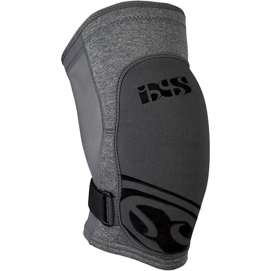 iXS Flow Evo+ Mountain Bike Knee Pads - Gray - Protective - Bicycle Warehouse
