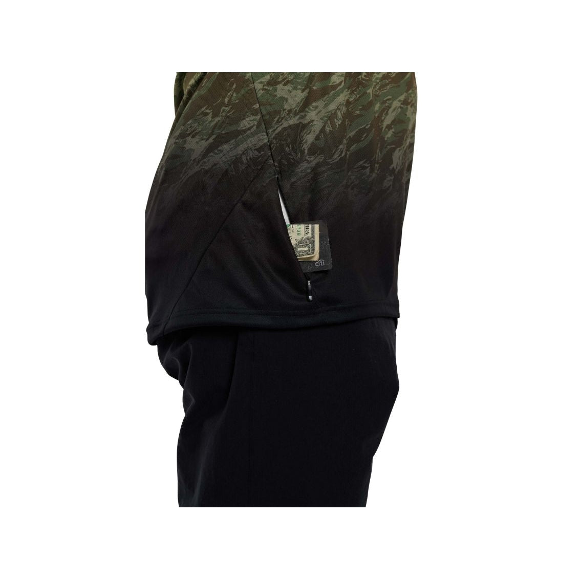 Giant CUORE Men's Progression Mountain Bike Jersey - Green Camo - Jerseys - Bicycle Warehouse