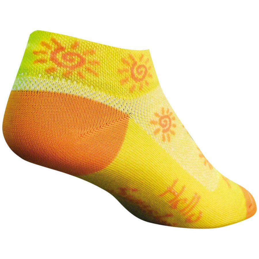 SockGuy Classic Sunshine Women's Bike Socks - Yellow - Socks - Bicycle Warehouse