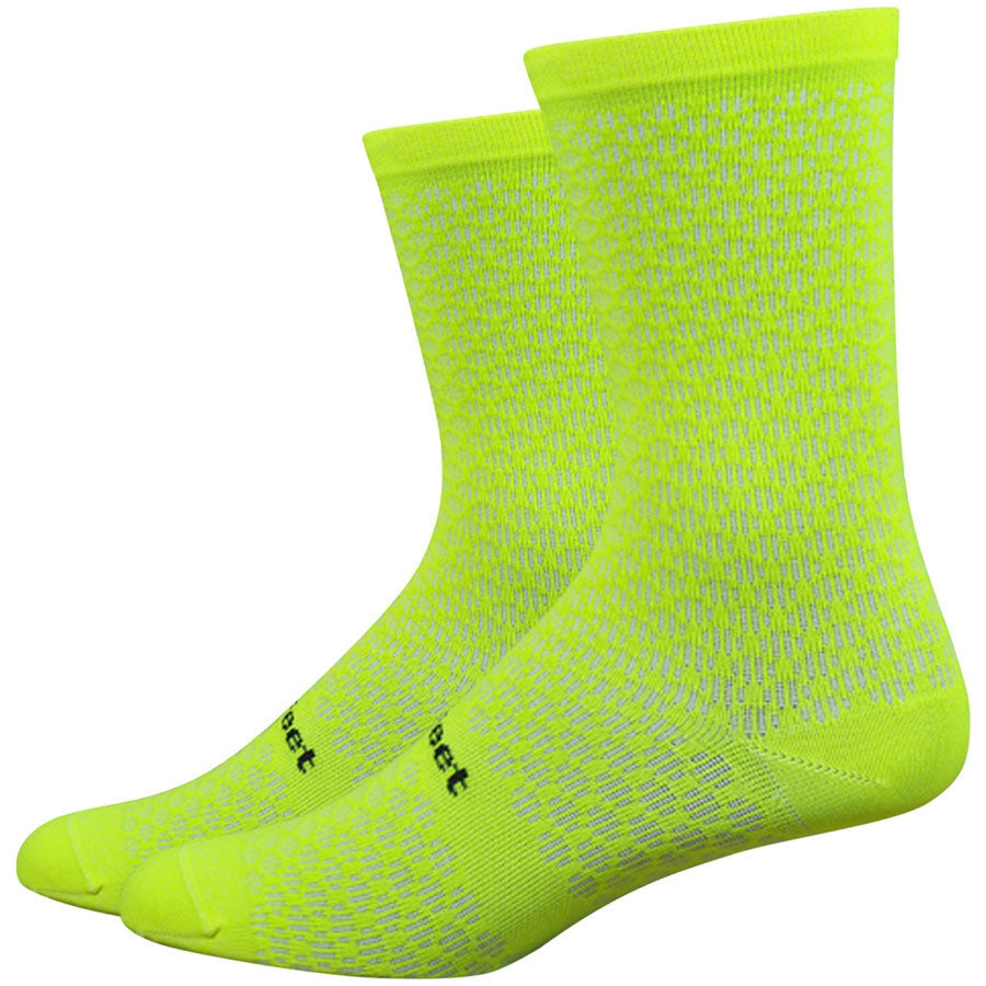 DeFeet Evo Mont Ventoux Bike Socks - Yellow - Socks - Bicycle Warehouse