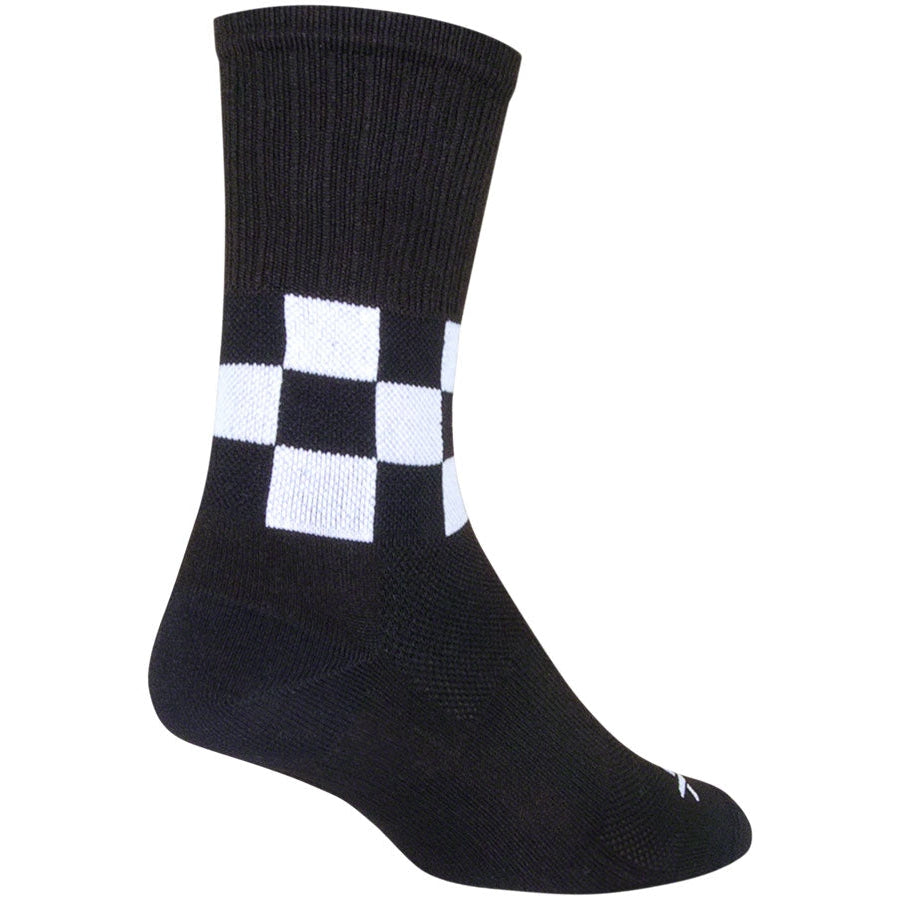 SockGuy SGX Speedway Bike Socks - Black - Socks - Bicycle Warehouse