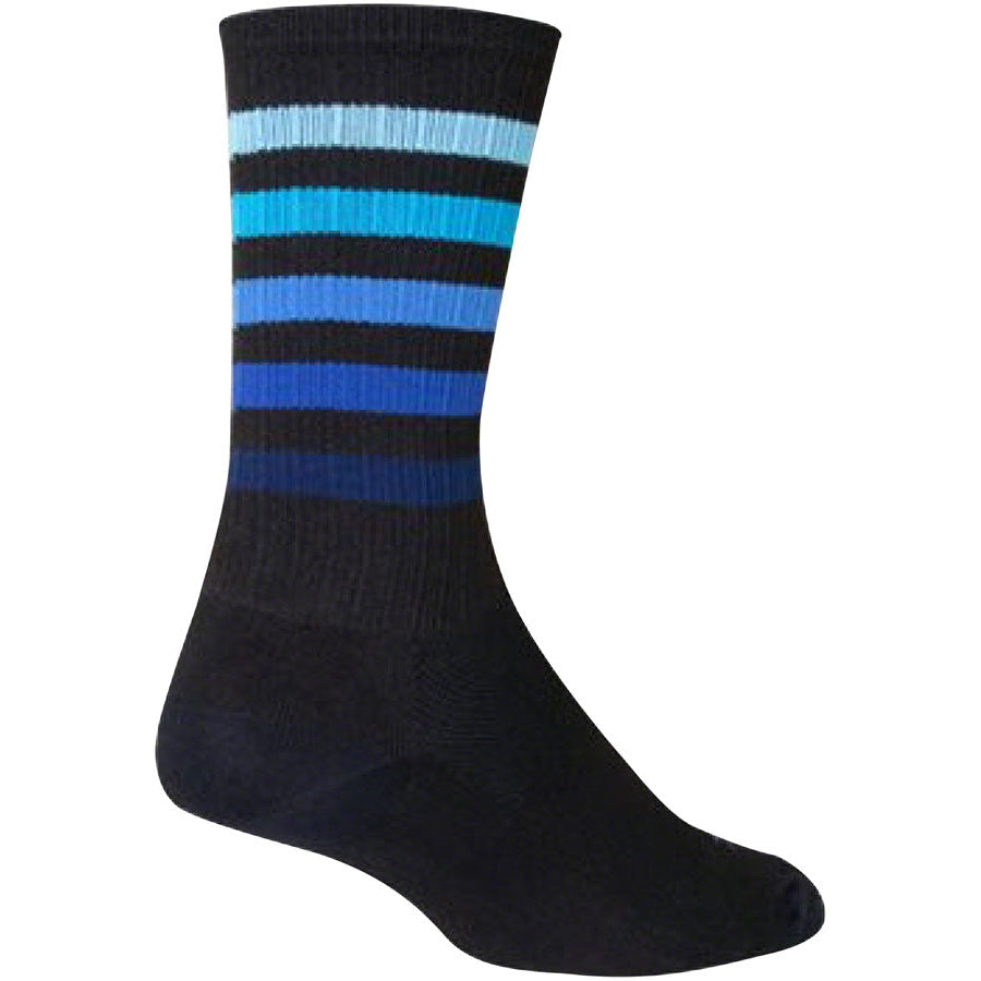 SockGuy SGX Deep Bike Socks - Black - Socks - Bicycle Warehouse