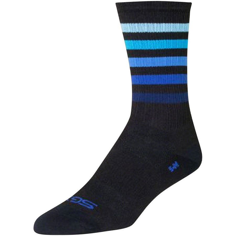 SockGuy SGX Deep Bike Socks - Black - Socks - Bicycle Warehouse