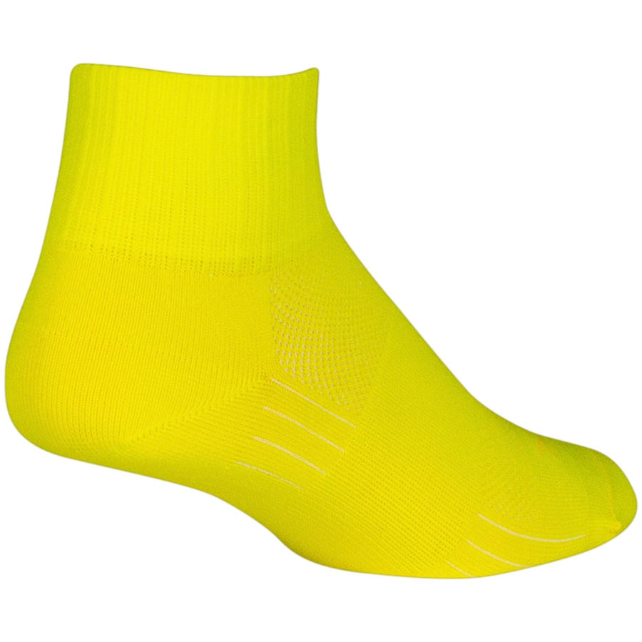 SockGuy Yellow Sugar SGX Bike Socks - Yellow - Socks - Bicycle Warehouse