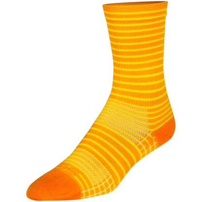 SockGuy Gold Stripes SGX Bike Socks - Orange - Socks - Bicycle Warehouse