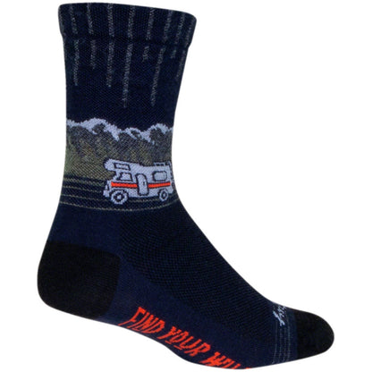 SockGuy Wild Wool Bike Socks - Black - Socks - Bicycle Warehouse