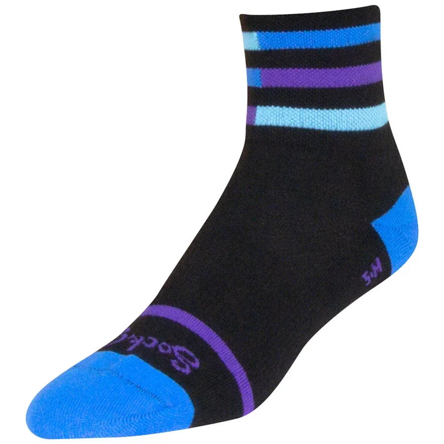 SockGuy Classic Royalty Bike Socks - Black - Socks - Bicycle Warehouse