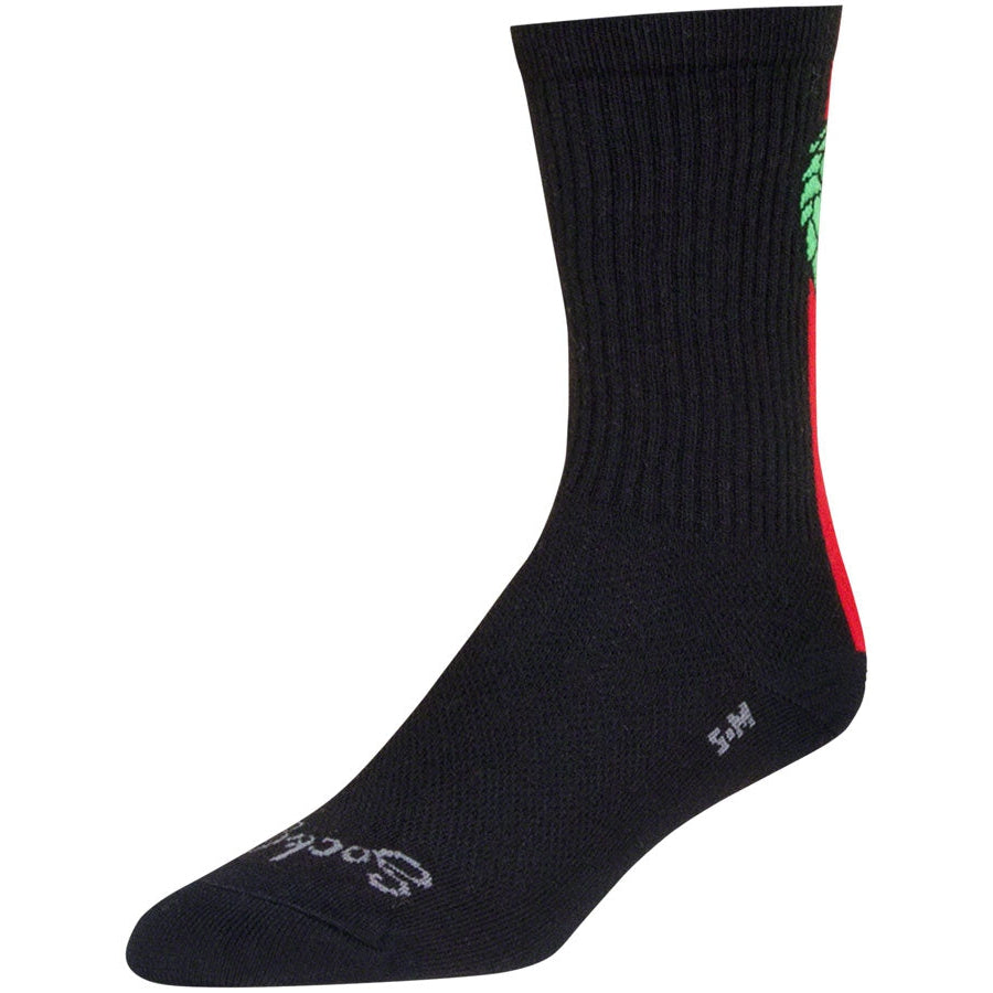 SockGuy Crew Hoppyness Bike Socks - Black - Socks - Bicycle Warehouse