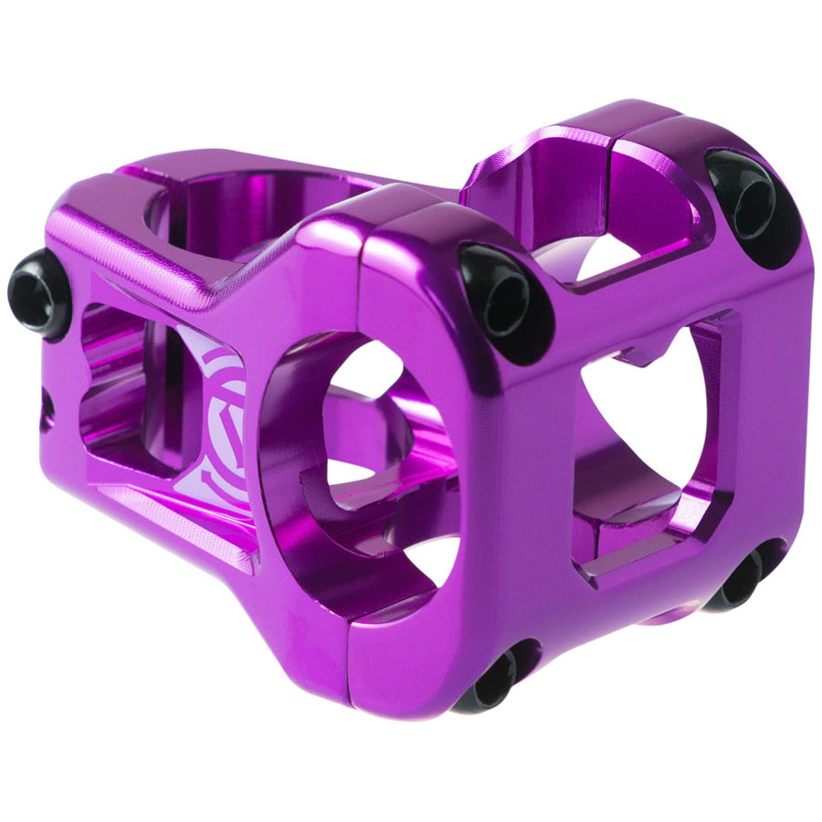 Deity Components Cavity Mountain Bike Stem - 31.8 Clamp, +/-0, 1 1/8", Purple - Stems - Bicycle Warehouse