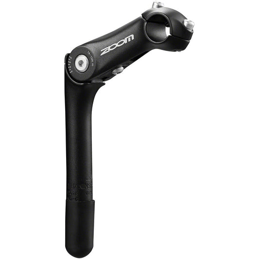 Zoom Quick Comfort Adjustable Bike Stem - 110mm, 25.4 Clamp, Adjustable 80-150deg, 22.2-24tpi Quill - Stems - Bicycle Warehouse