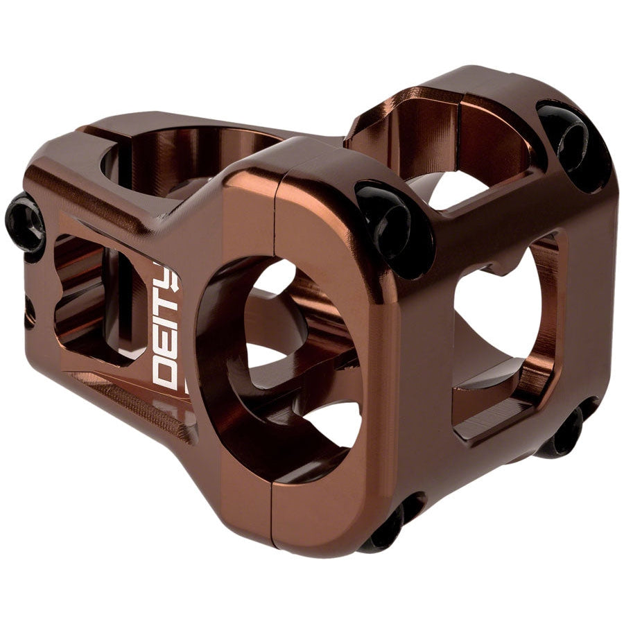 Deity Components Cavity Mountain Bike Stem - 31.8mm Clamp, +/-0, 1 1/8", Bronze - Stems - Bicycle Warehouse