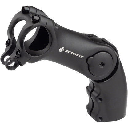 Promax Promax MA-504L Bike Stem 31.8mm, Adjustable Threadless w/Light Mount Black - Stems - Bicycle Warehouse