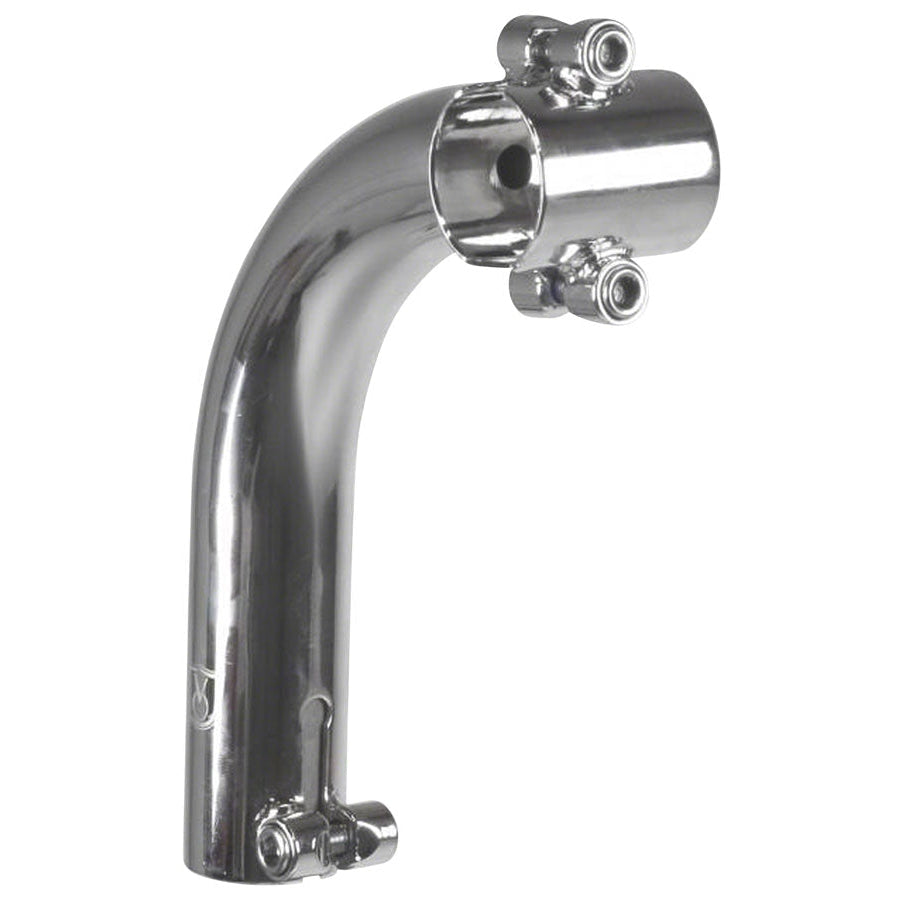 Velo Orange Cigne Bike Stem - 31.8mm Clamp, Polished Silver - Stems - Bicycle Warehouse