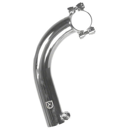 Velo Orange Cigne Bike Stem - 31.8mm Clamp, Polished Silver - Stems - Bicycle Warehouse