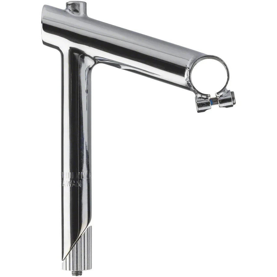 Velo Orange Grand Cru Quill Bike Stem - 26.0mm Clamp, 22.2-24tpi Quill, Chrome - Stems - Bicycle Warehouse