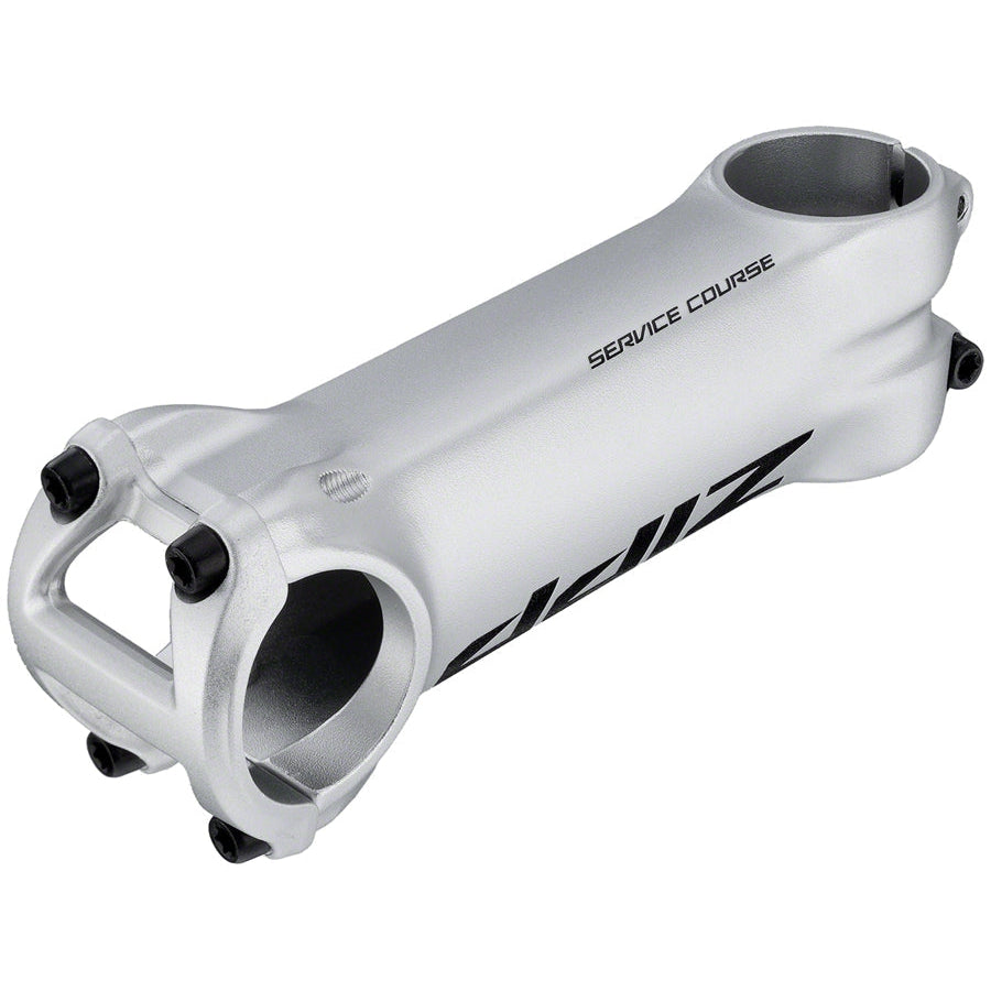 Zipp Service Course Bike Stem - 31.8 Clamp, +/-25, 1 1/8", Aluminum, Silver - Stems - Bicycle Warehouse