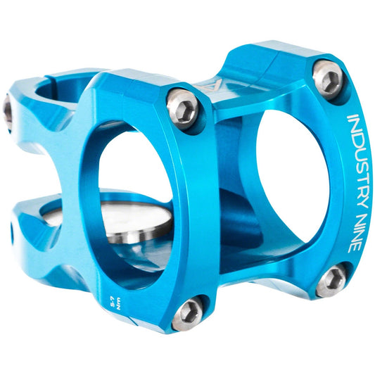 Industry Nine A35 Bike Stem - 35mm Clamp, +/-6, 1 1/8", Aluminum, Turquoise - Stems - Bicycle Warehouse