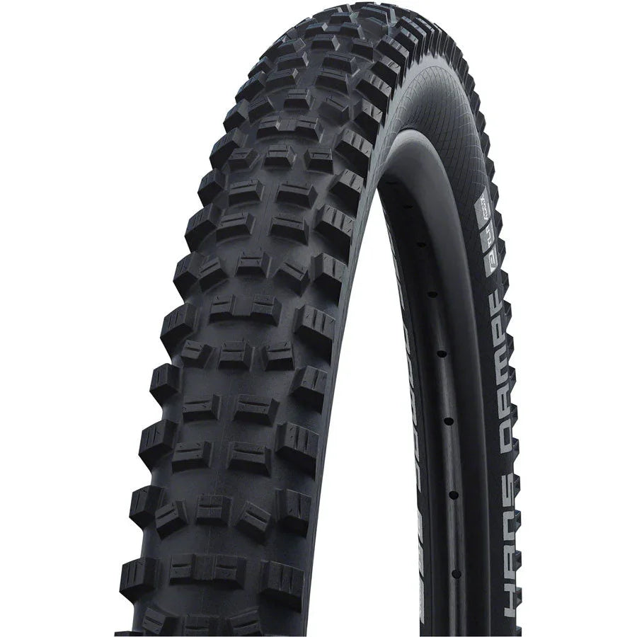 Schwalbe  Hans Dampf Tire - 27.5 x 2.35, Tubeless, Folding, Black, Performance, Addix, TwinSkin