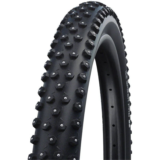 Schwalbe  Ice Spiker Pro Tire - 26 x 2.1, Clincher, Wire, Black, Performance, RaceGuard, Winter, 361 Studs
