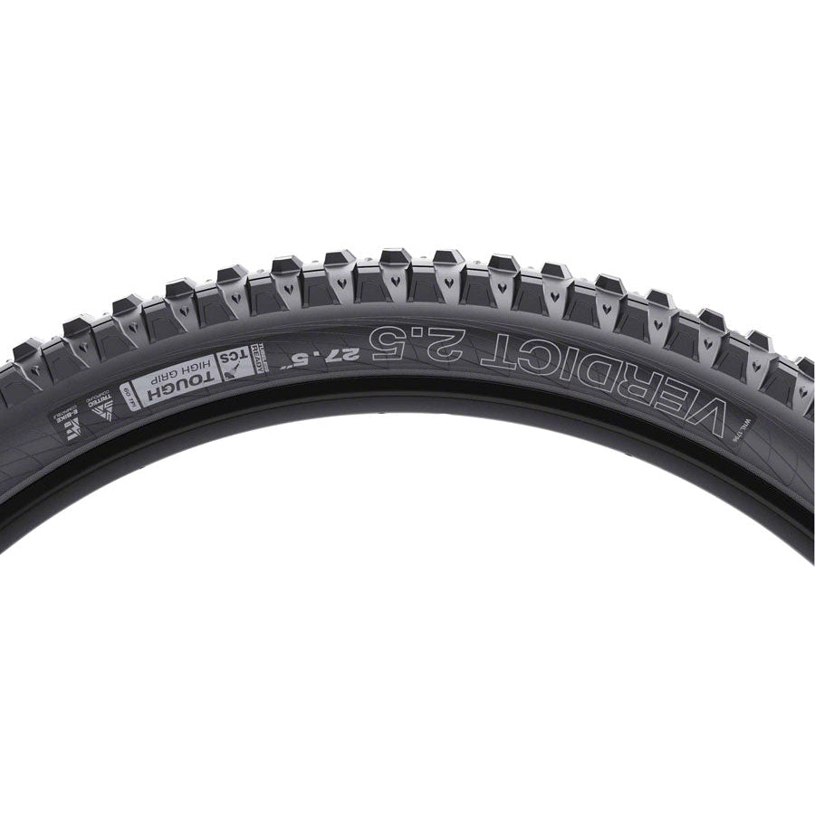 WTB Verdict Mountain Bike Tire - 27.5 x 2.5, TCS Tubeless, Folding, Black, Tough/High Grip, TriTec, E25 - Tires - Bicycle Warehouse