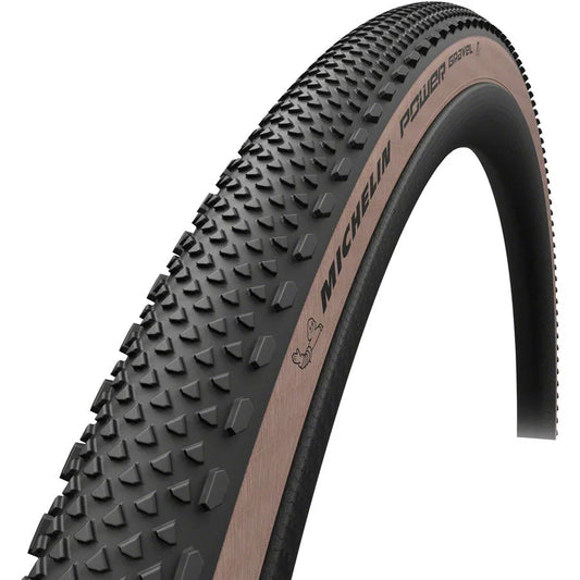 Michelin  Power Gravel v2 Tire - 700 x 47, Tubeless, Folding, Tan