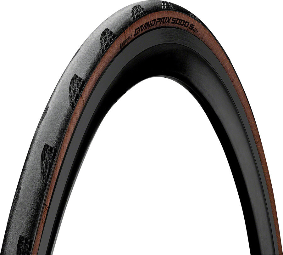 Continental  Grand Prix 5000 S TR Tire - 700 x 28, Tubeless, Folding, Black/Transparent, 220tpi