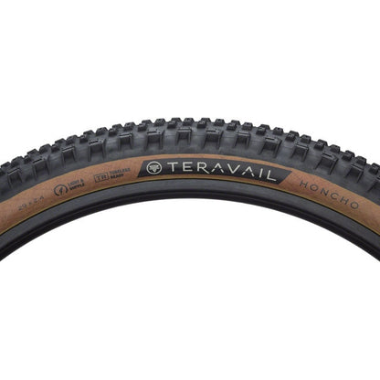 Teravail Honcho Mountain Bike Tire - 29 x 2.4, Tubeless, Folding, Tan, Light and Supple, Grip Compound - Tires - Bicycle Warehouse