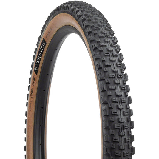 Teravail  Honcho Tire - 27.5 x 2.6, Tubeless, Folding, Tan, Light and Supple, Grip Compound