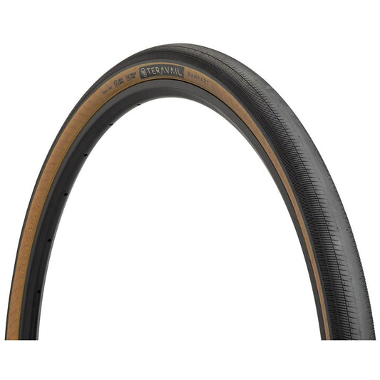 Teravail  Rampart Tire - 700 x 42, Tubeless, Folding, Tan, Light and Supple, Fast Compound